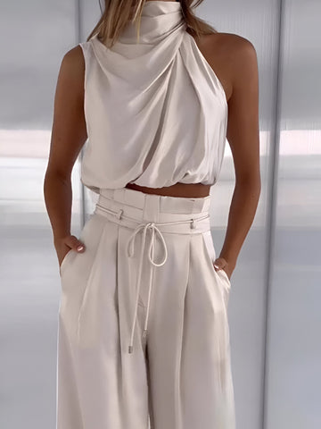 Sophia - Seidiges Sommer 2 Teiler-Set