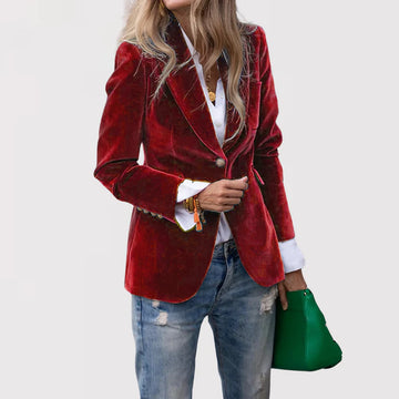 Esra | Jacke Damen Samtjacke