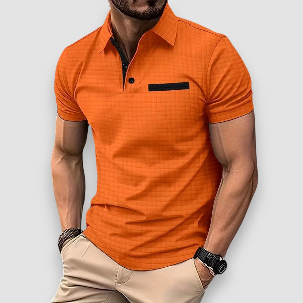 Gemustertes Poloshirt 3