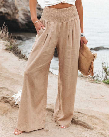 Aria | Fließende Hose mit weitem Bein