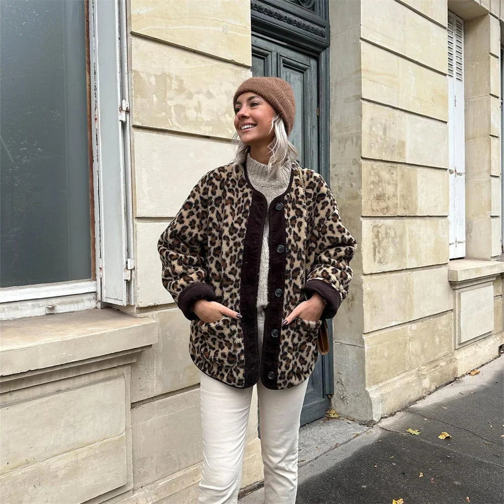 Liselotte | Elegante Leopardenjacke