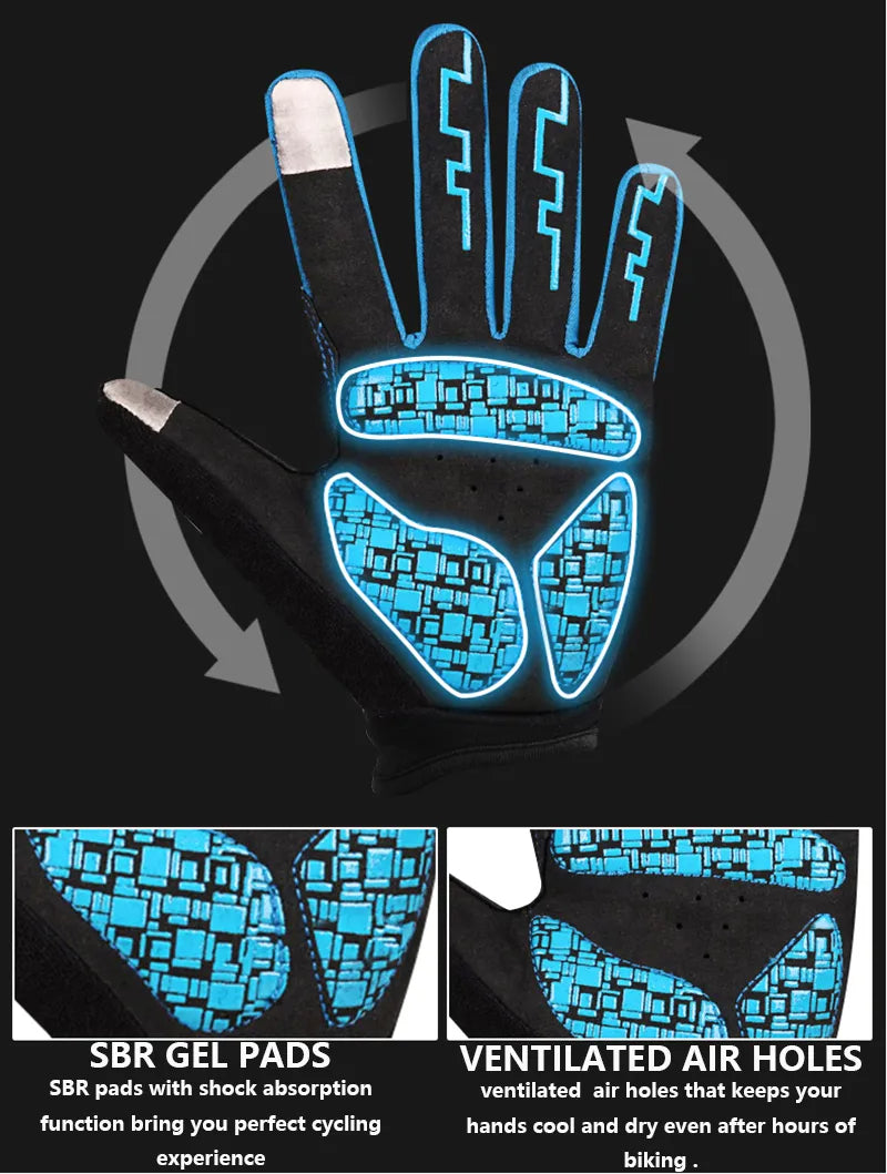 Werner Hellgrau Isolierte Touchscreen Winterhandschuhe für Herren | 3M Thinsulate Rutschfest Radfahren - S/M/L/XL/2XL