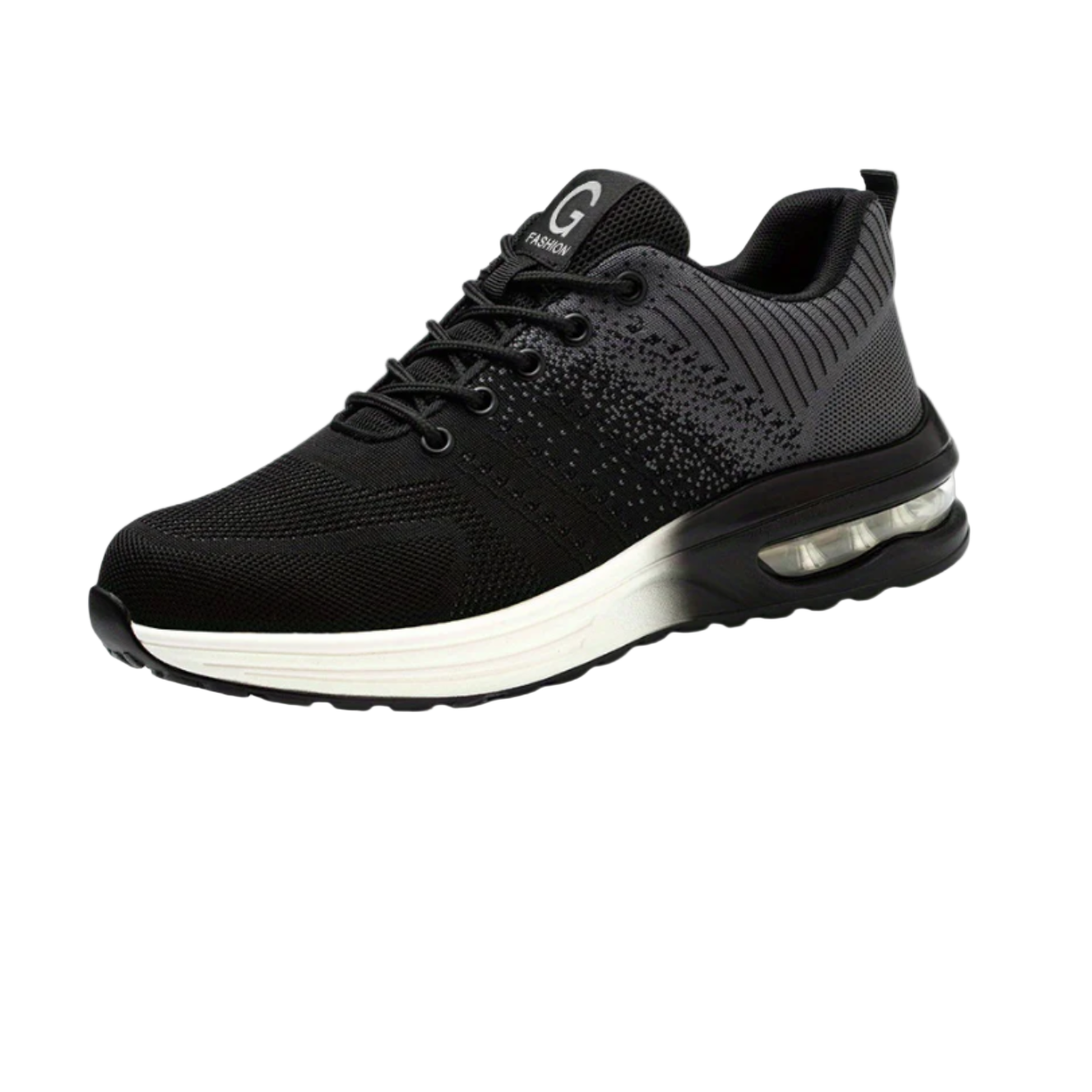 Rosemarie Schwarz/Blau Sicherheitsschuhe mit Stahlkappe für Damen | Leichter Sneaker-Stil | Rutschfeste Sohle - 35-46
