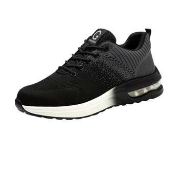 Rosemarie Schwarz/Blau Sicherheitsschuhe mit Stahlkappe für Damen | Leichter Sneaker-Stil | Rutschfeste Sohle - 35-46