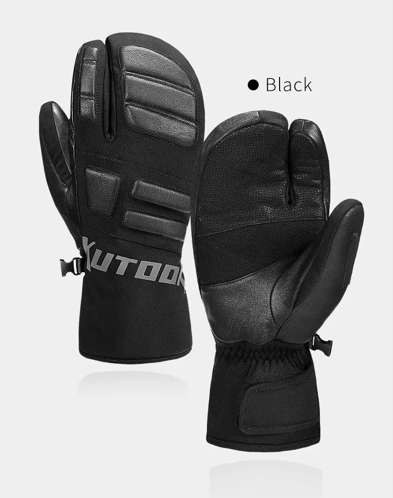 Fritz Weiss Thermo Wind- und Wasserdichte Ski Handschuhe für Damen und Herren | Winter Wintersport - S/M/L/XL