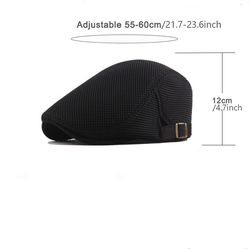 Hansruedi Weiss Leichte Atmungsaktive Schiebermütze Unisex | Sommer Mesh Casual - Einheitsgrösse