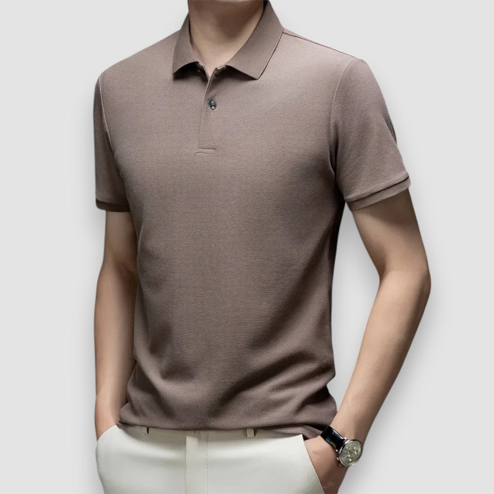 Herren Langarm Poloshirt 7