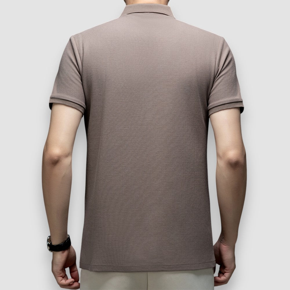 Herren Langarm Poloshirt 8