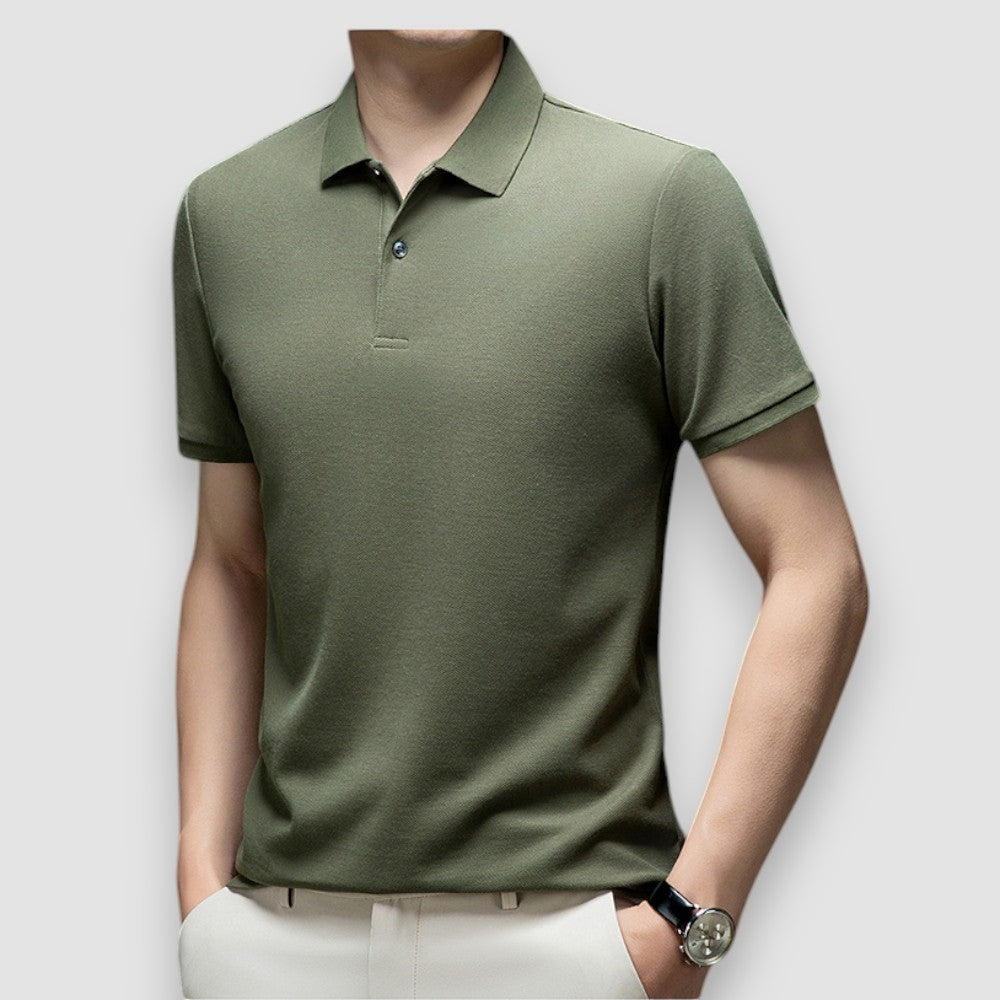 Herren Langarm Poloshirt 1