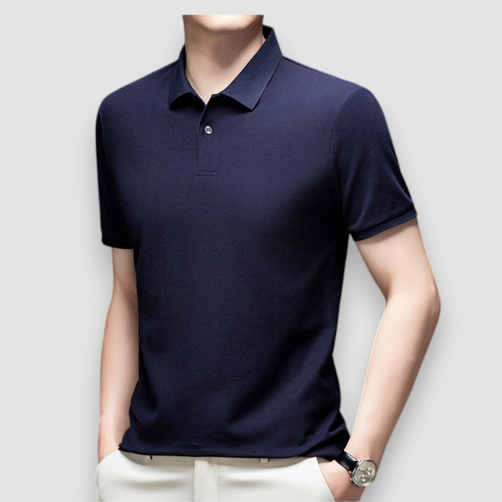 Herren Langarm Poloshirt 3