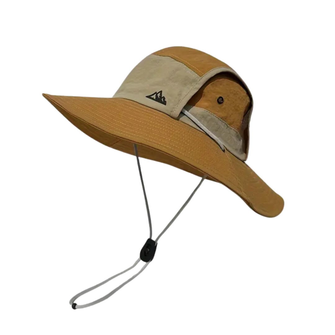 Willi Camel Faltbarer Outdoor-Sonnenhut mit UPF 50+ UV-Schutz | Atmungsaktiv Breite Krempe Verstellbar - Einheitsgrösse