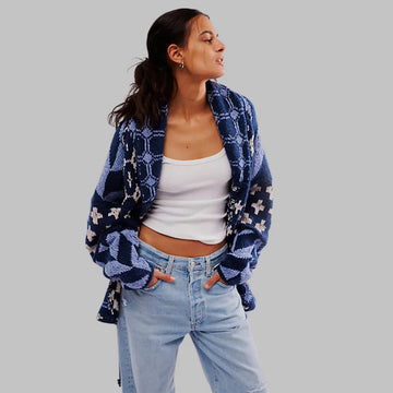 Mandy | Stylischer Oversized-Cardigan im Vintage-Stil