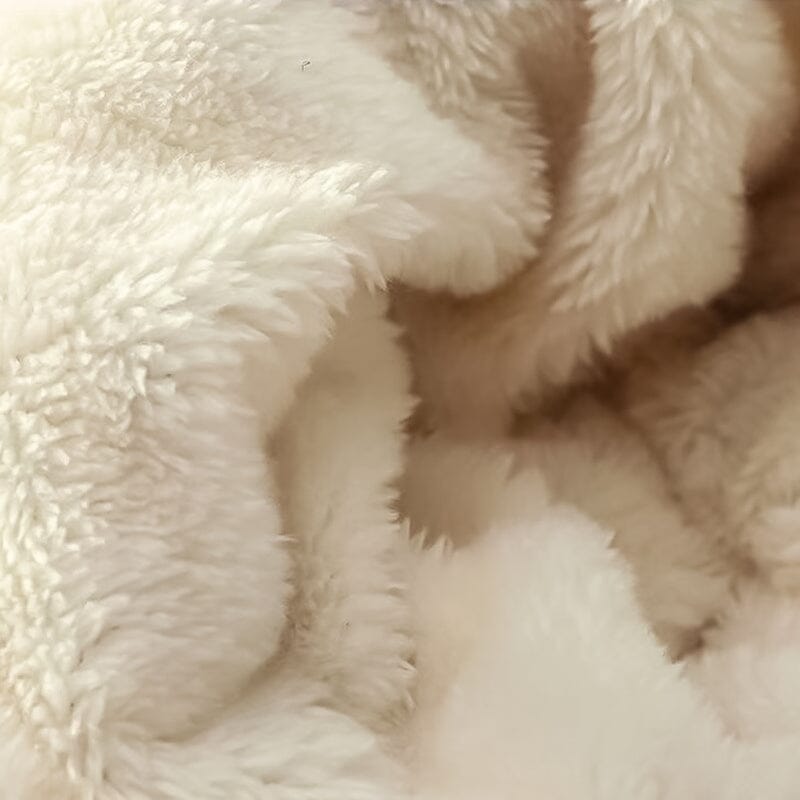 Ruth Braun Gestricktes Mützen-und-Schal-Set für Damen | Winter Waffelstrick Warm - Einheitsgrösse