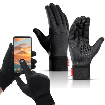 Dieter Schwarz Touchscreen Winterhandschuhe Wasserdicht Atmungsaktiv für Herren | Outdoor Winter Grip - M/L/XL