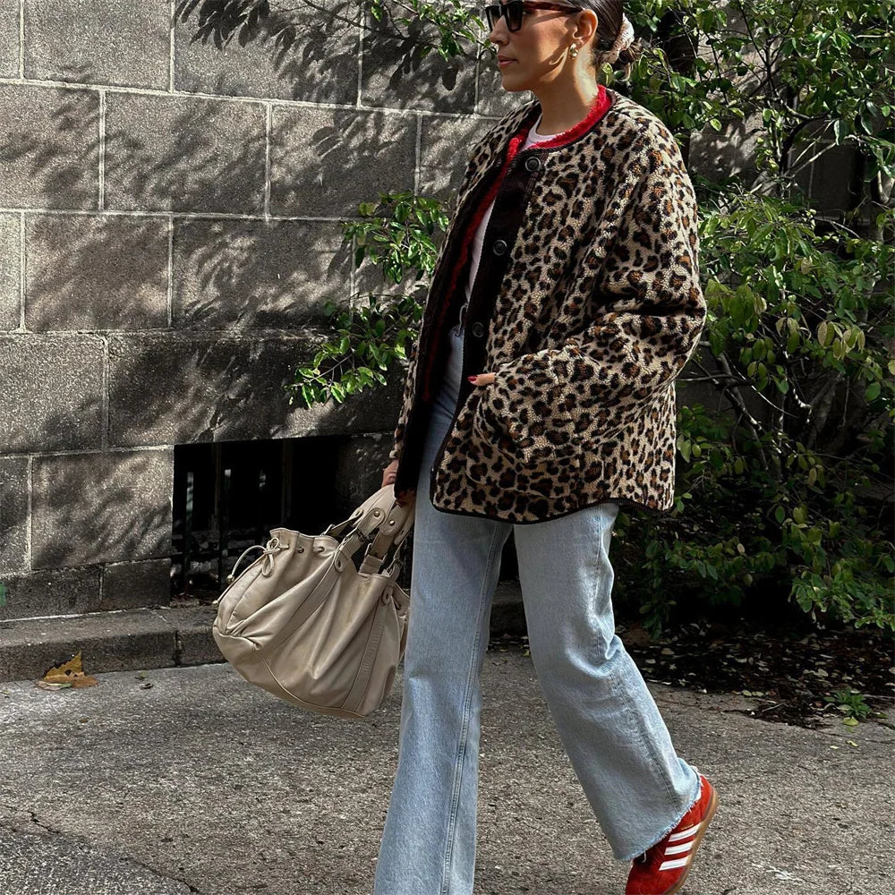 Liselotte | Elegante Leopardenjacke