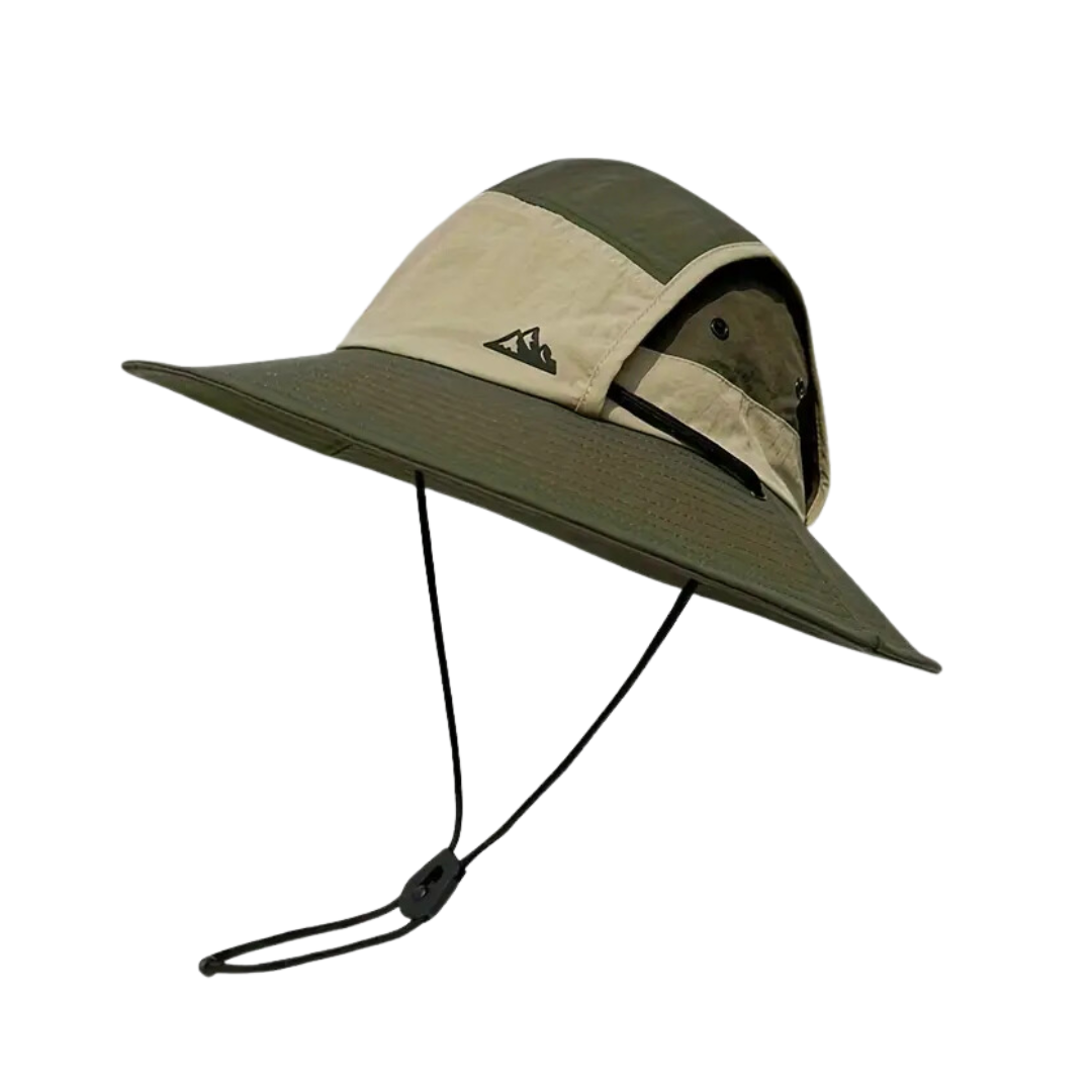 Willi Camel Faltbarer Outdoor-Sonnenhut mit UPF 50+ UV-Schutz | Atmungsaktiv Breite Krempe Verstellbar - Einheitsgrösse