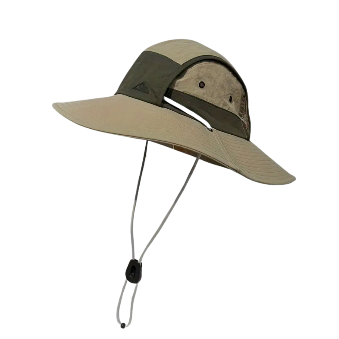 Willi Camel Faltbarer Outdoor-Sonnenhut mit UPF 50+ UV-Schutz | Atmungsaktiv Breite Krempe Verstellbar - Einheitsgrösse
