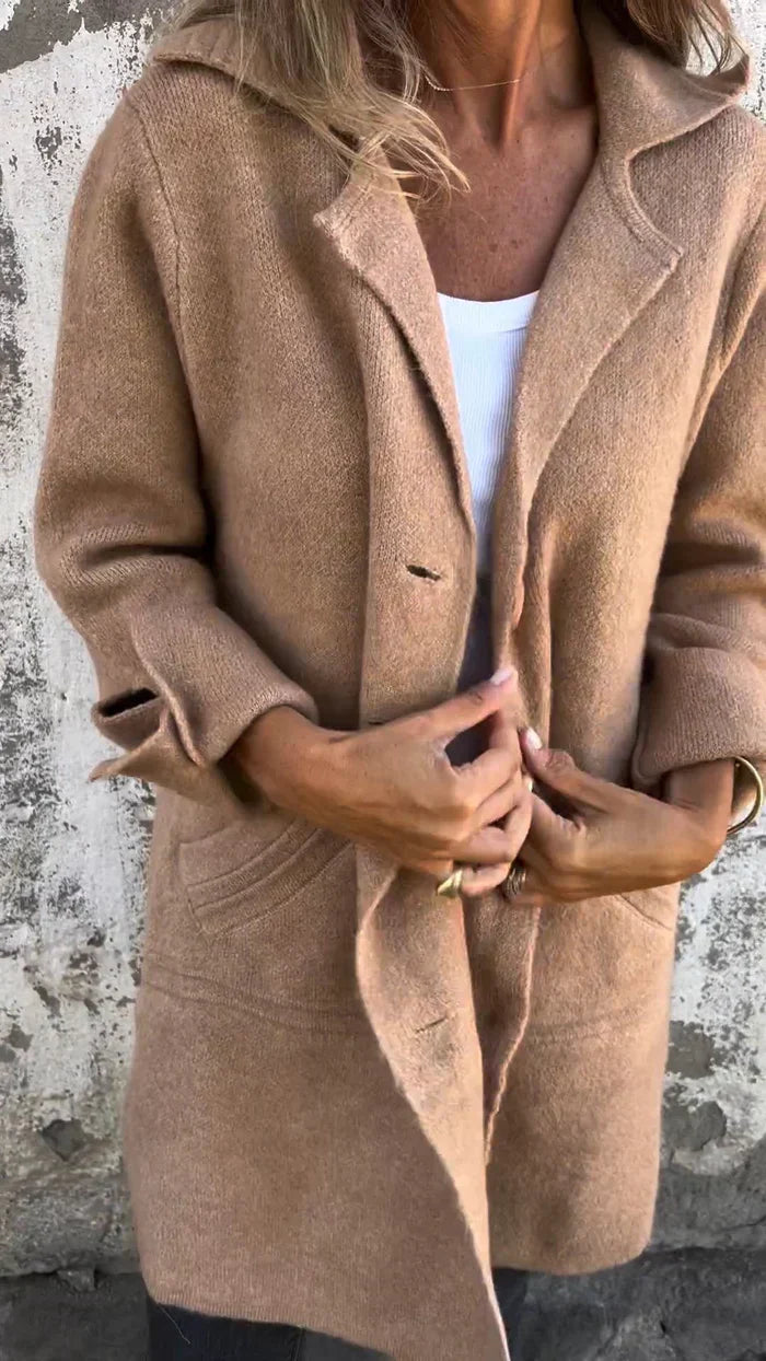 Sorella | Mantel Damen mit Knopfleiste