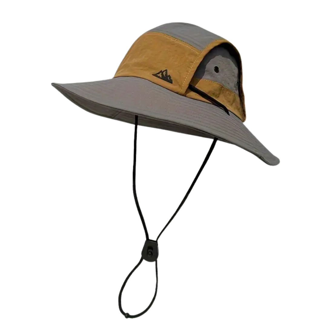 Willi Camel Faltbarer Outdoor-Sonnenhut mit UPF 50+ UV-Schutz | Atmungsaktiv Breite Krempe Verstellbar - Einheitsgrösse
