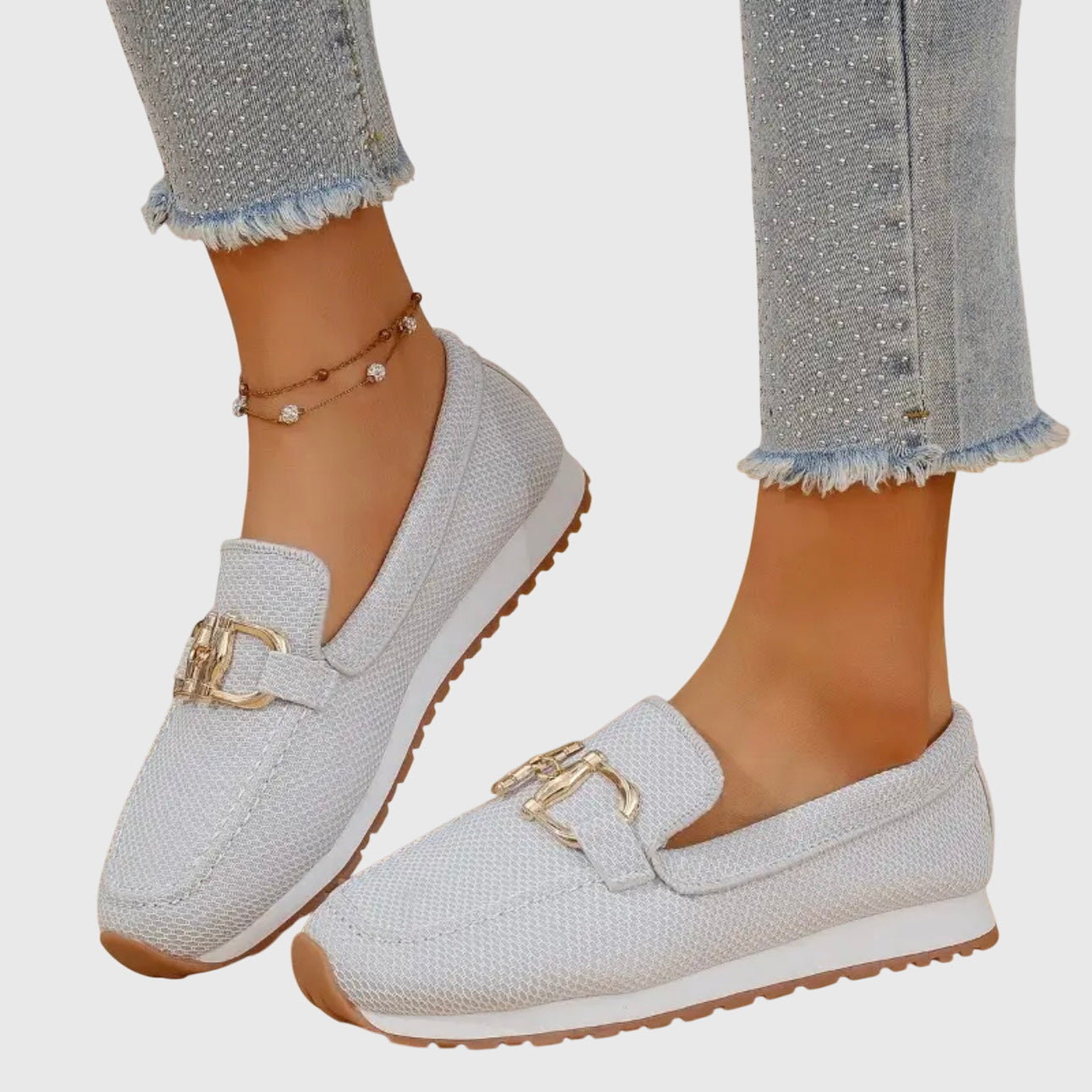 Elisabeth Blau Orthopädische Mesh Loafer für Damen | Komfort Plattformsohle - Gr. 4/5/6/7/8/9/10