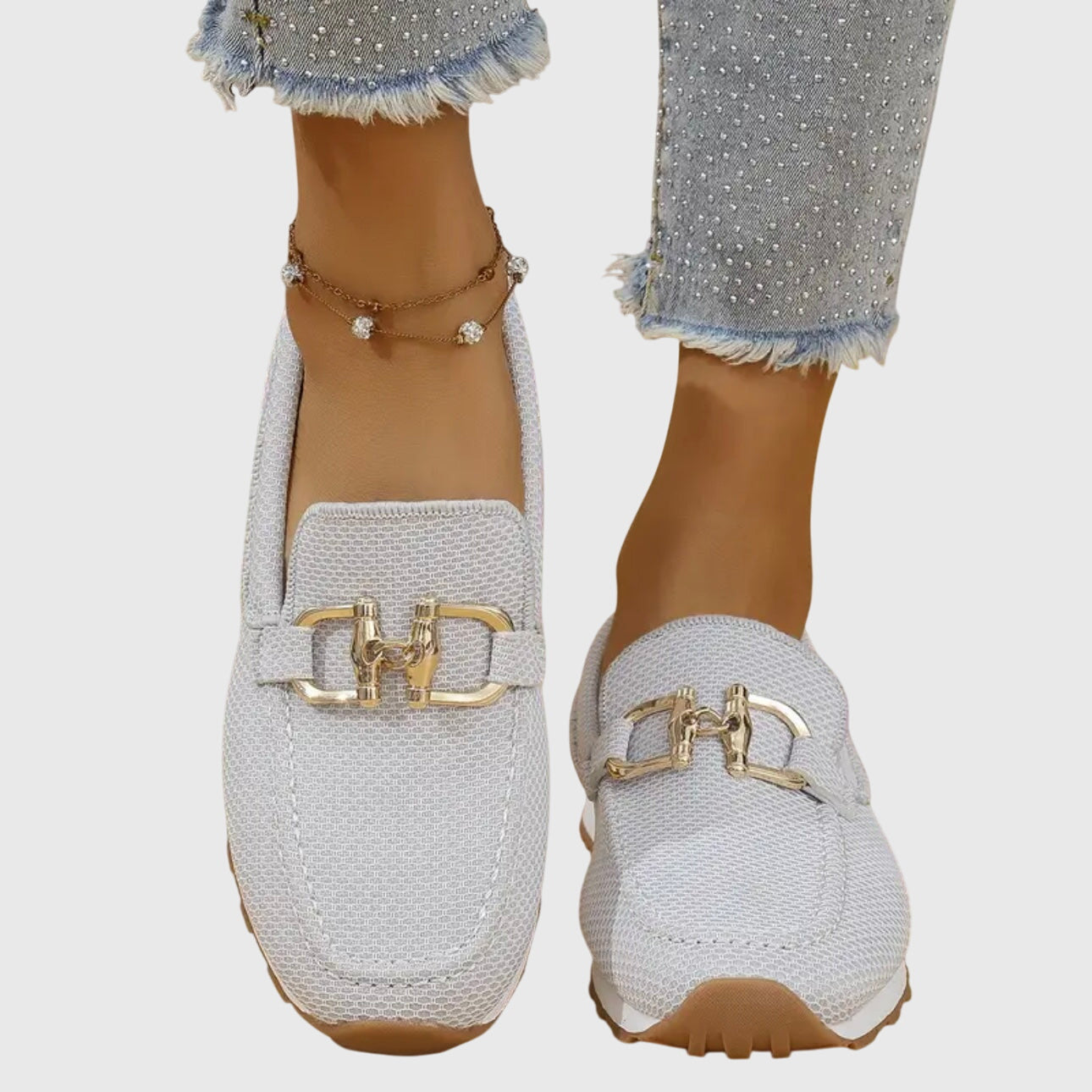 Elisabeth Blau Orthopädische Mesh Loafer für Damen | Komfort Plattformsohle - Gr. 4/5/6/7/8/9/10
