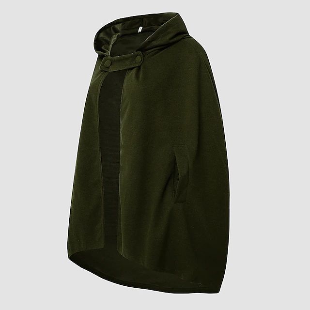 Regula Rot Vintage Kapuzenumhang für Damen | Cape mit Kapuze Festlich - S/M/L/XL