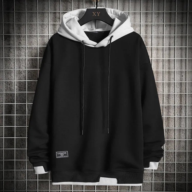 Urs Blau Klassischer Kapuzenpullover mit Kapuze für Herren | Casual Streetwear - XS/S/M/L/XL/2XL/3XL