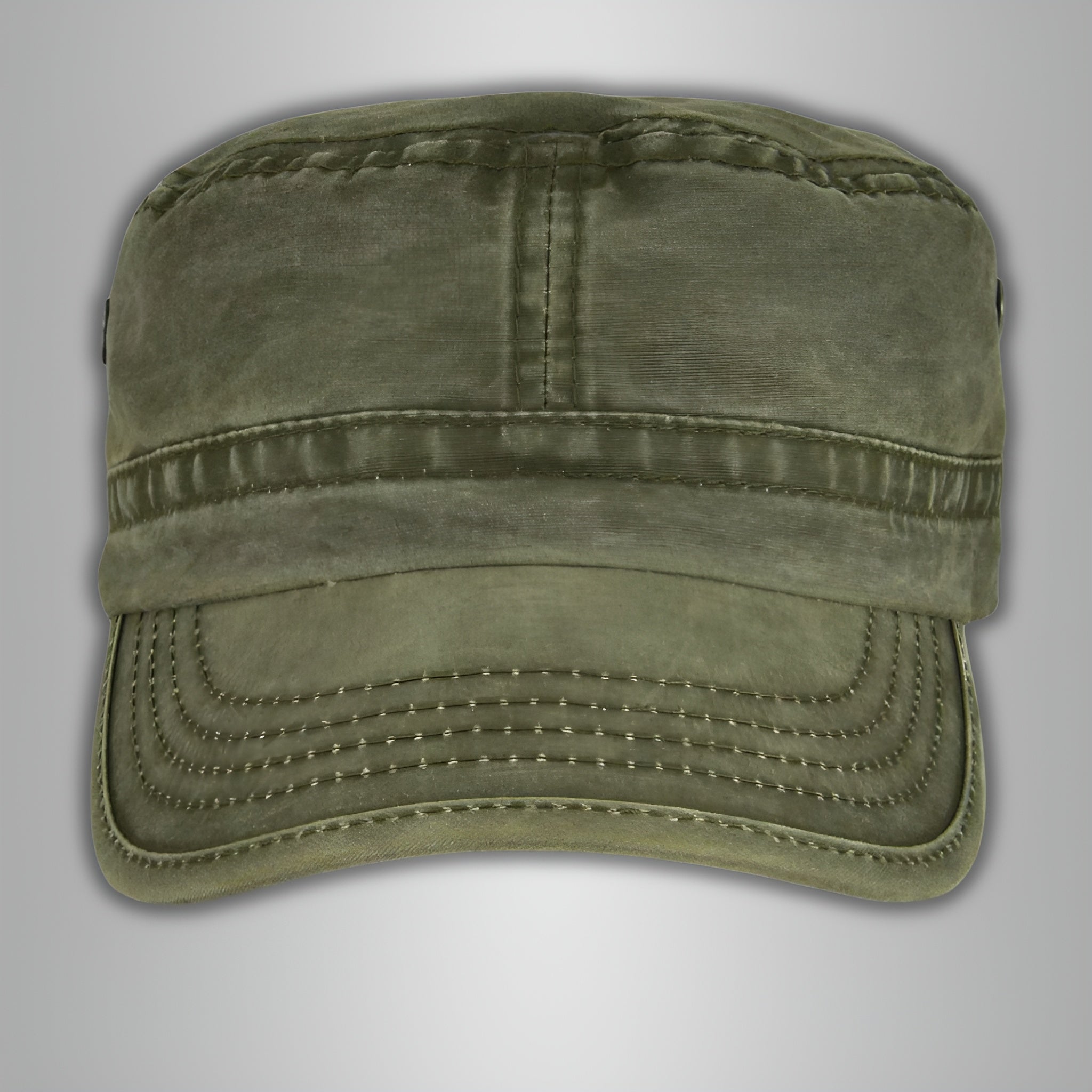 Hansruedi Blau Vintage Baumwoll Militärcap für Herren | Casual Outdoor Stil - Einheitsgrösse verstellbar