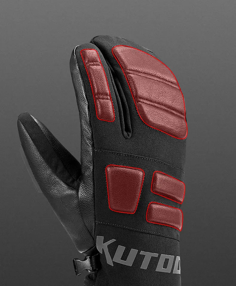 Fritz Weiss Thermo Wind- und Wasserdichte Ski Handschuhe für Damen und Herren | Winter Wintersport - S/M/L/XL