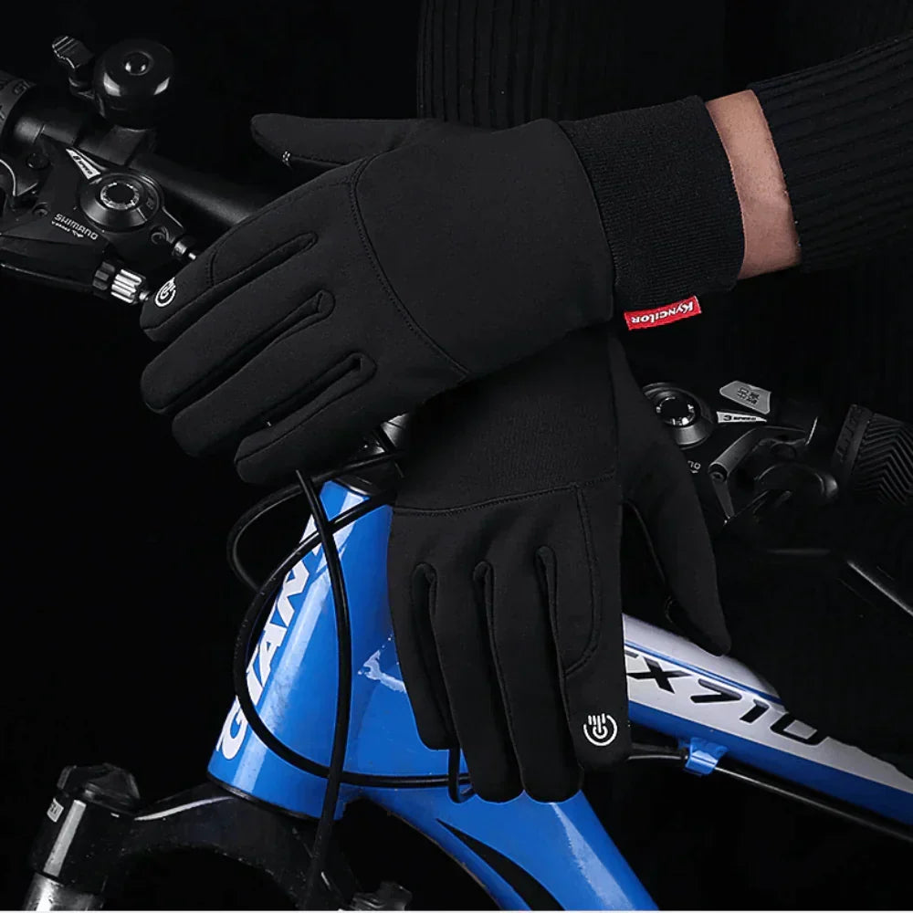 Dieter Schwarz Touchscreen Winterhandschuhe Wasserdicht Atmungsaktiv für Herren | Outdoor Winter Grip - M/L/XL