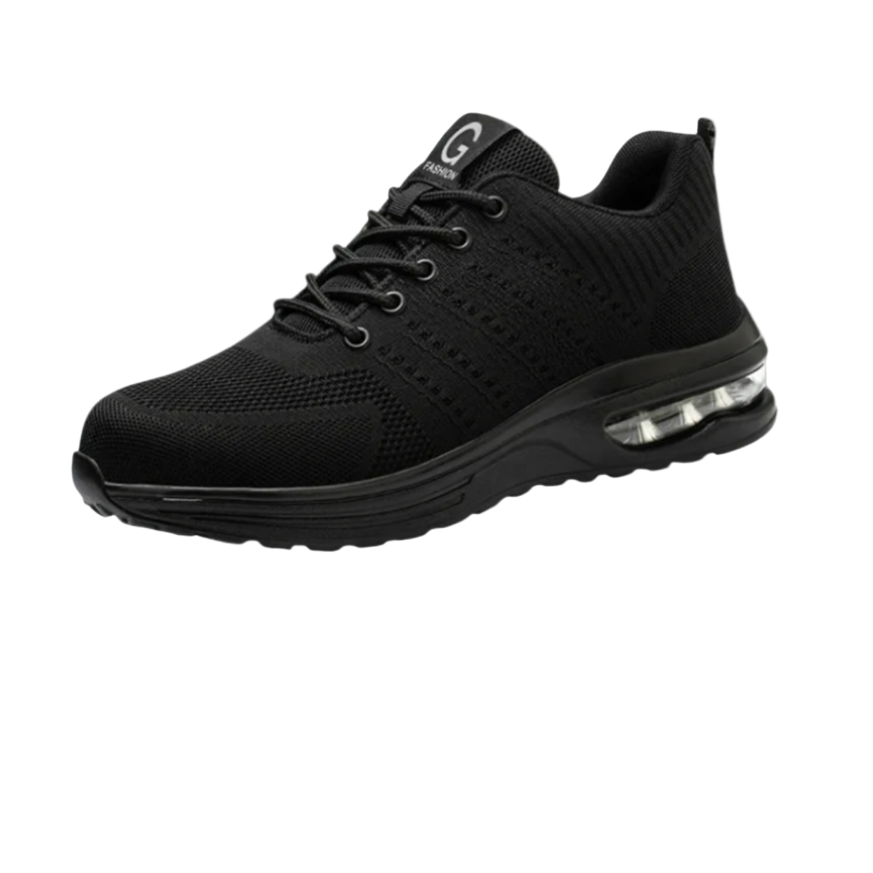 Rosemarie Schwarz/Blau Sicherheitsschuhe mit Stahlkappe für Damen | Leichter Sneaker-Stil | Rutschfeste Sohle - 35-46