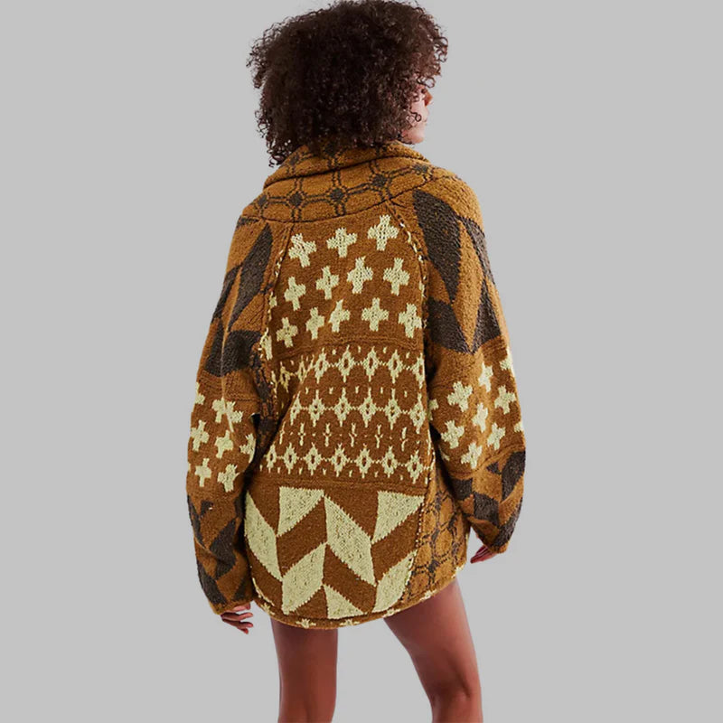 Mandy | Stylischer Oversized-Cardigan im Vintage-Stil