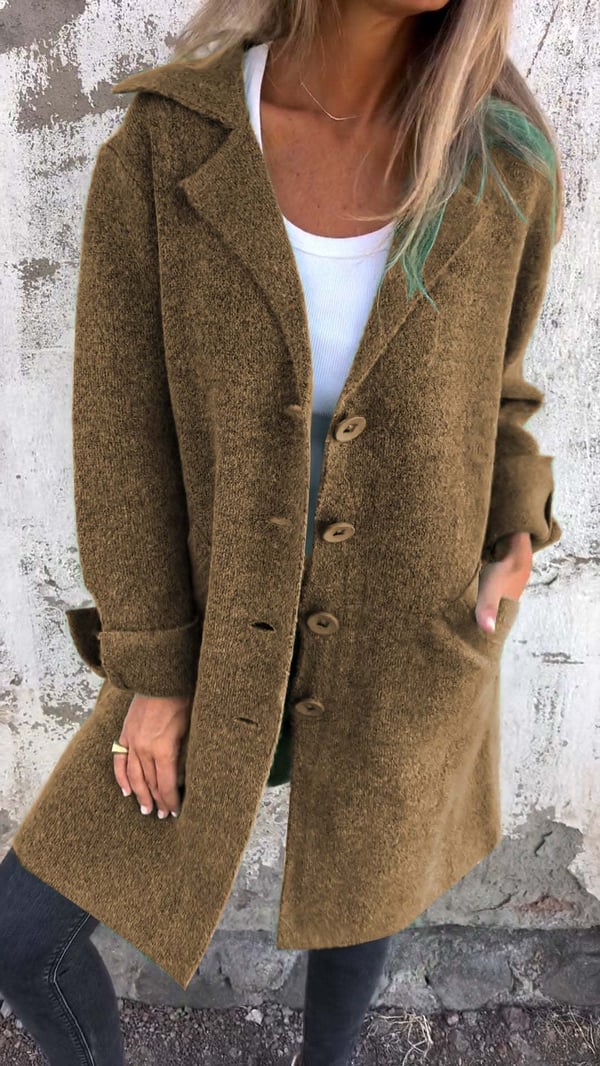 Sorella | Mantel Damen mit Knopfleiste