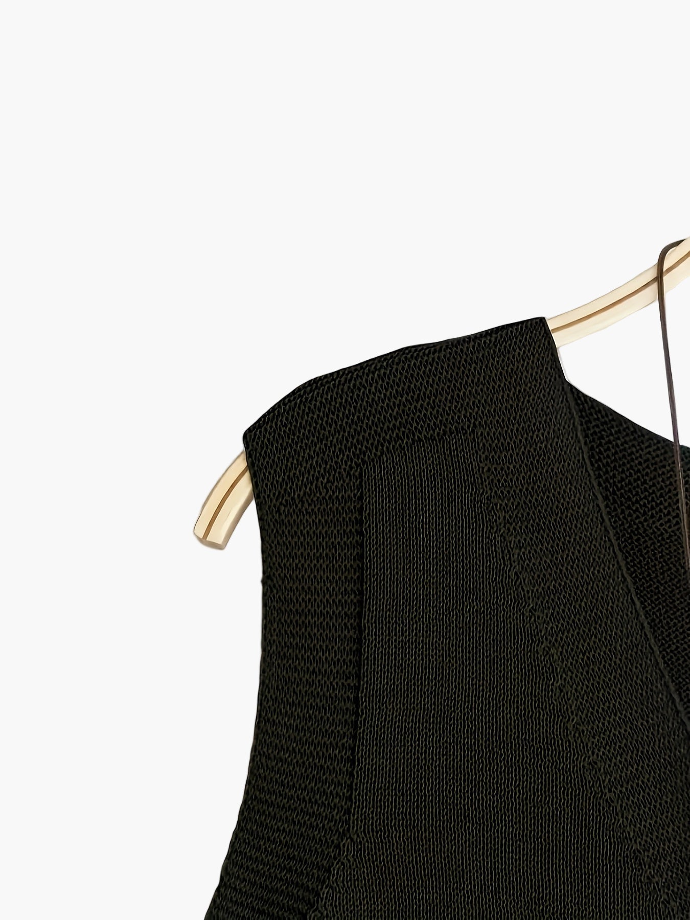 Viktoria Schwarz Colorblock Patchwork Strickpullover für Damen | Stehkragen Grobstrick Büro Casual - XS/S/M/L/XL/2XL