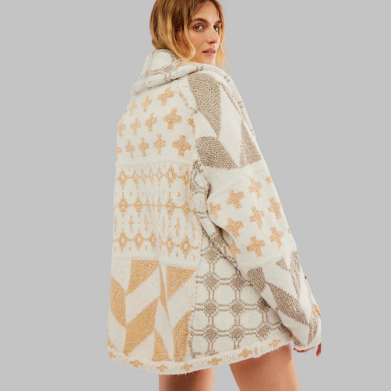 Mandy | Stylischer Oversized-Cardigan im Vintage-Stil