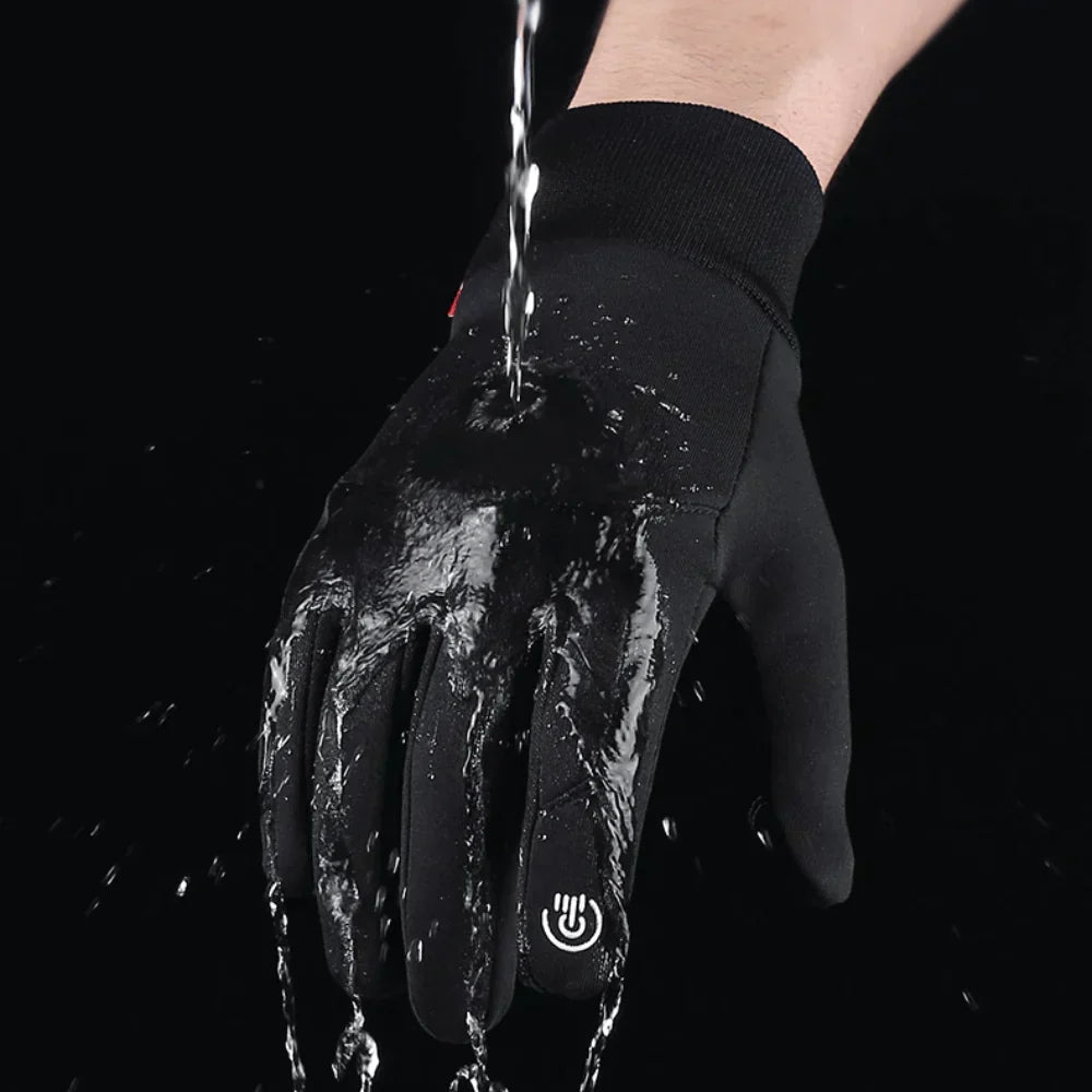 Dieter Schwarz Touchscreen Winterhandschuhe Wasserdicht Atmungsaktiv für Herren | Outdoor Winter Grip - M/L/XL