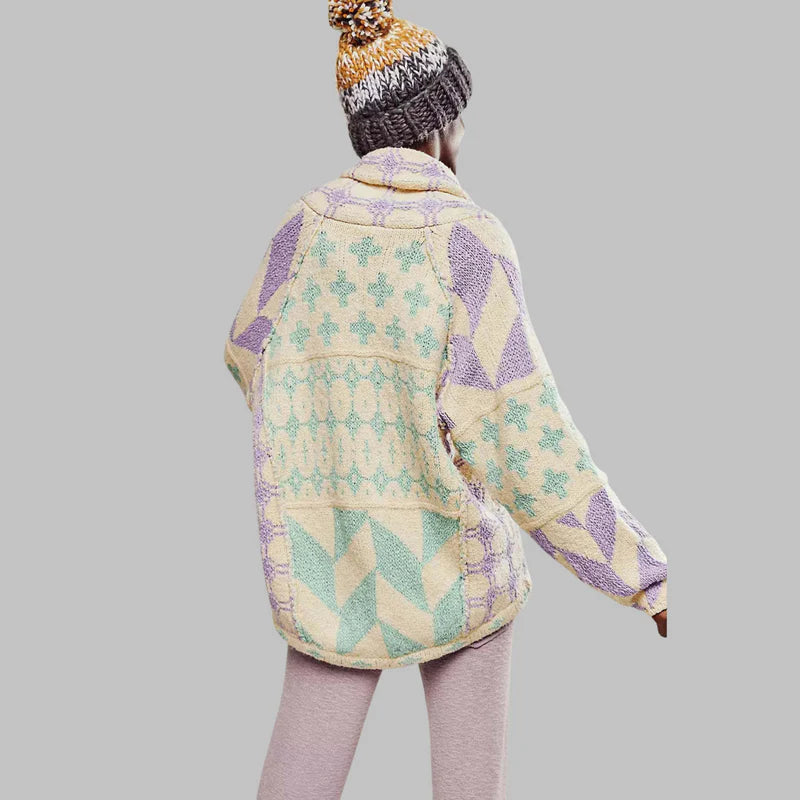 Mandy | Stylischer Oversized-Cardigan im Vintage-Stil