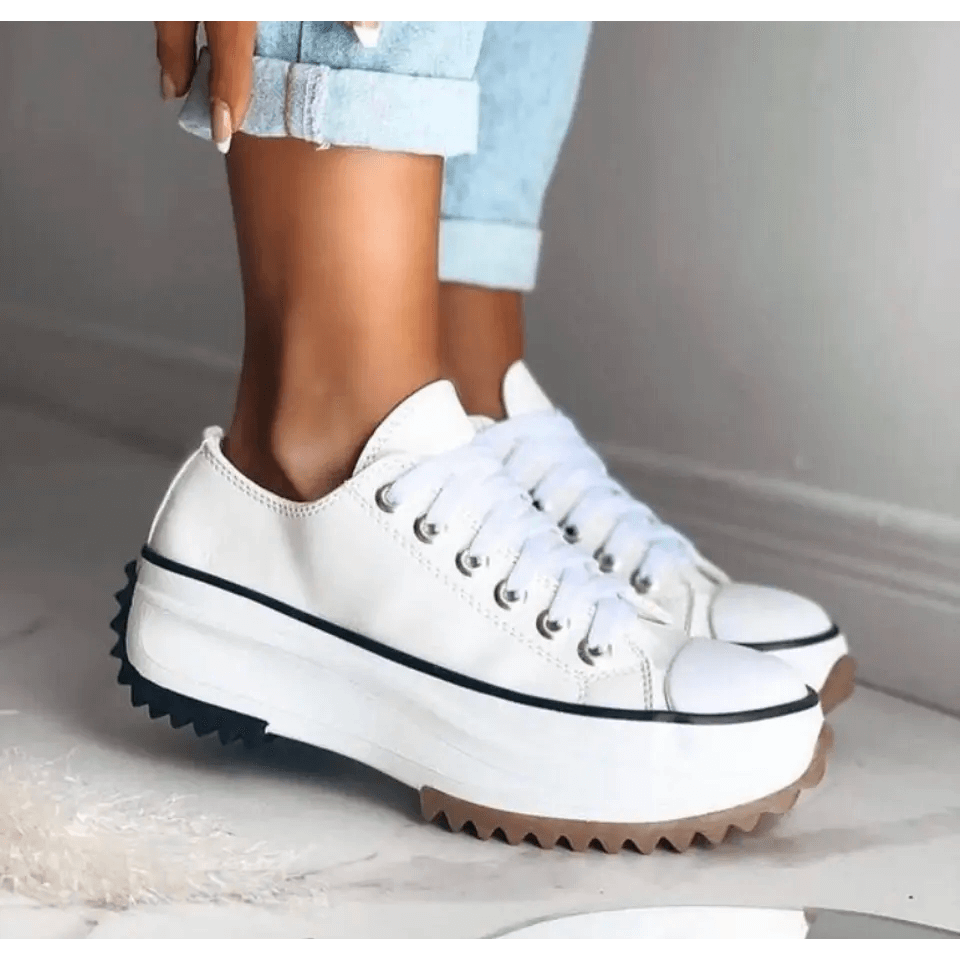 Claudia Braun Platform Sneakers für Damen | Stoßdämpfend und Komfortabel | Alltag und Freizeit - 36-42