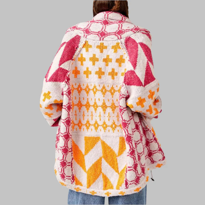Mandy | Stylischer Oversized-Cardigan im Vintage-Stil