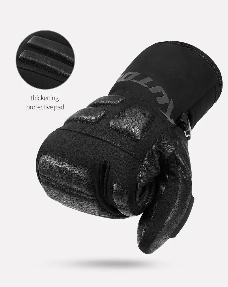 Fritz Weiss Thermo Wind- und Wasserdichte Ski Handschuhe für Damen und Herren | Winter Wintersport - S/M/L/XL