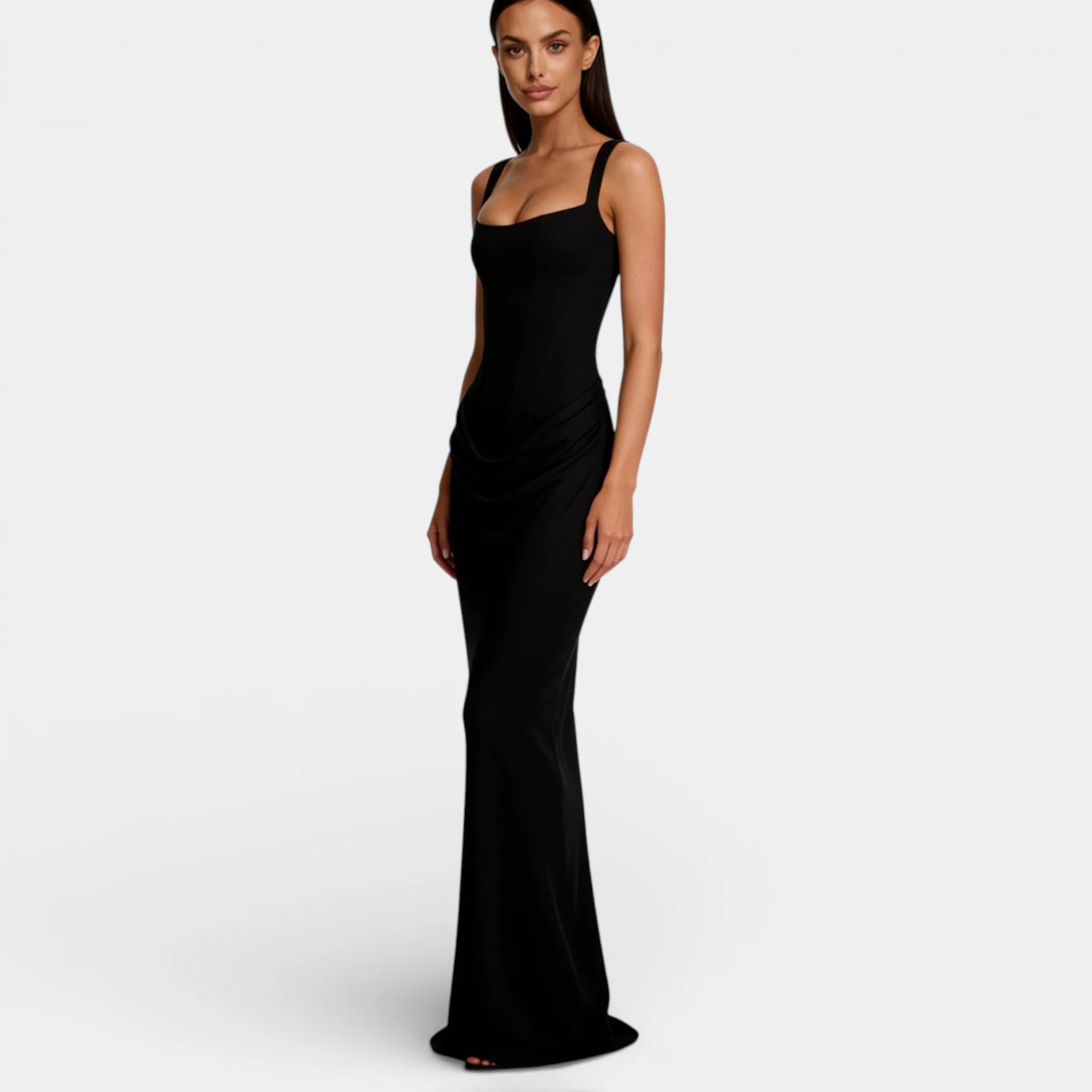 Anita Damen Abendkleid | Plissiert, Off-Shoulder 4