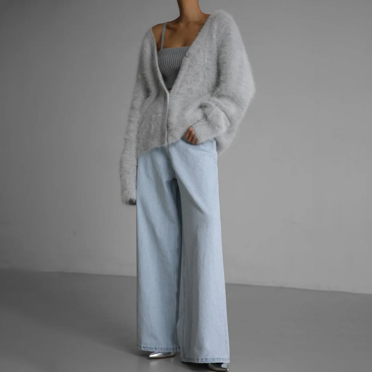 Ari Damen Jacke | Hochwertige Kaschmirwolle, Fein Gestrickt 8