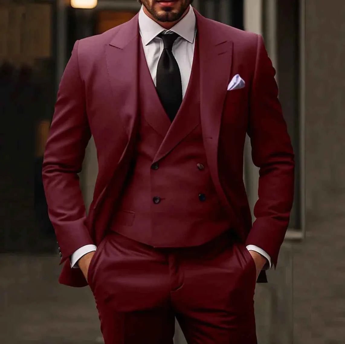 Ari Herren Anzug Set | Dreiteilig, Klassisch Aus Hochwertigem Stoff 1