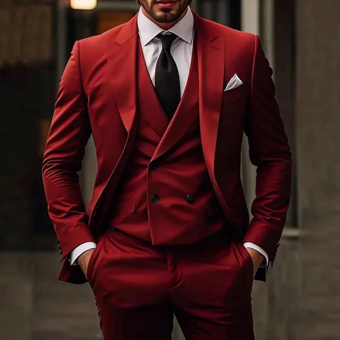 Ari Herren Anzug Set | Dreiteilig, Klassisch Aus Hochwertigem Stoff 2