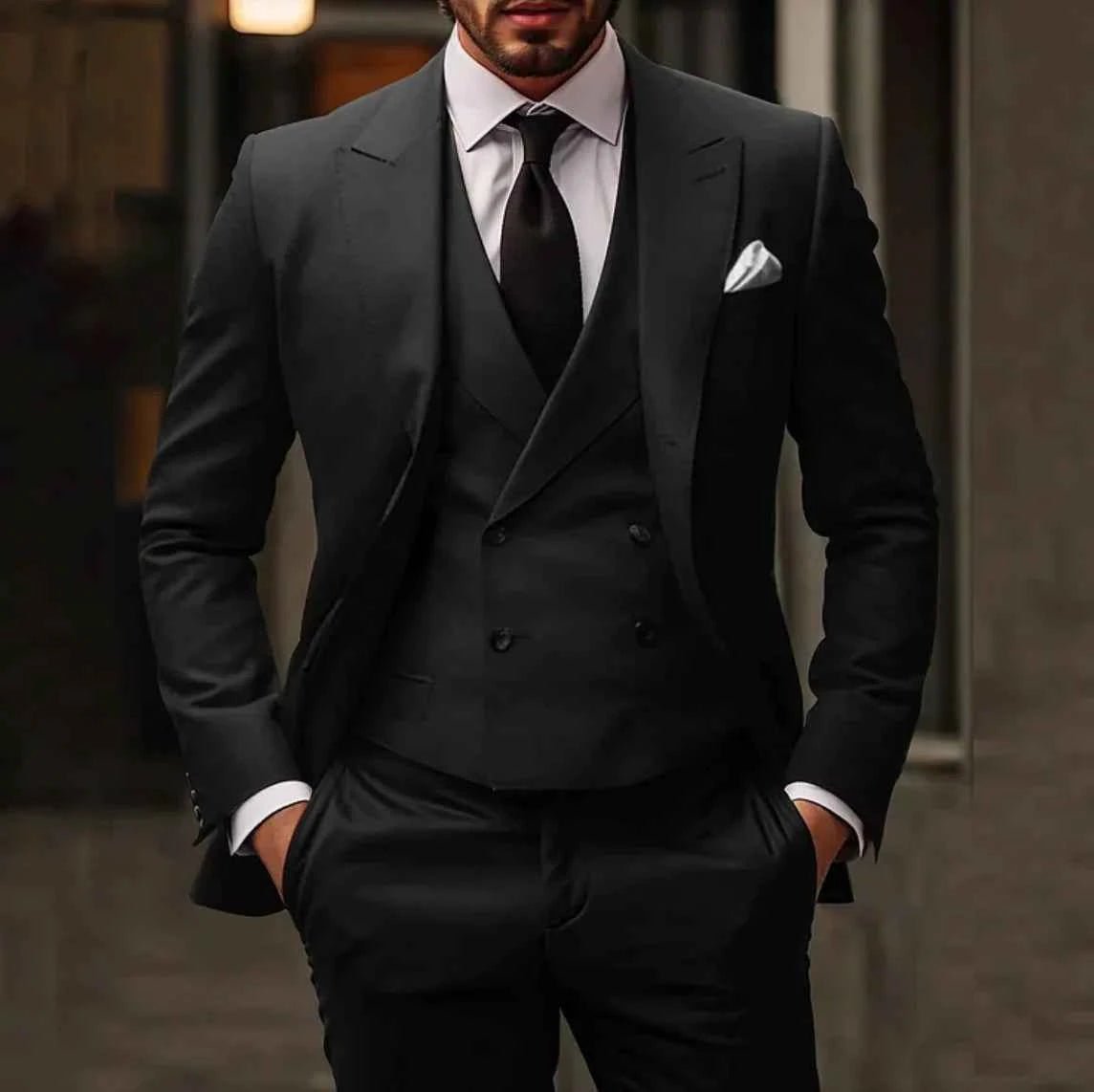 Ari Herren Anzug Set | Dreiteilig, Klassisch Aus Hochwertigem Stoff 4