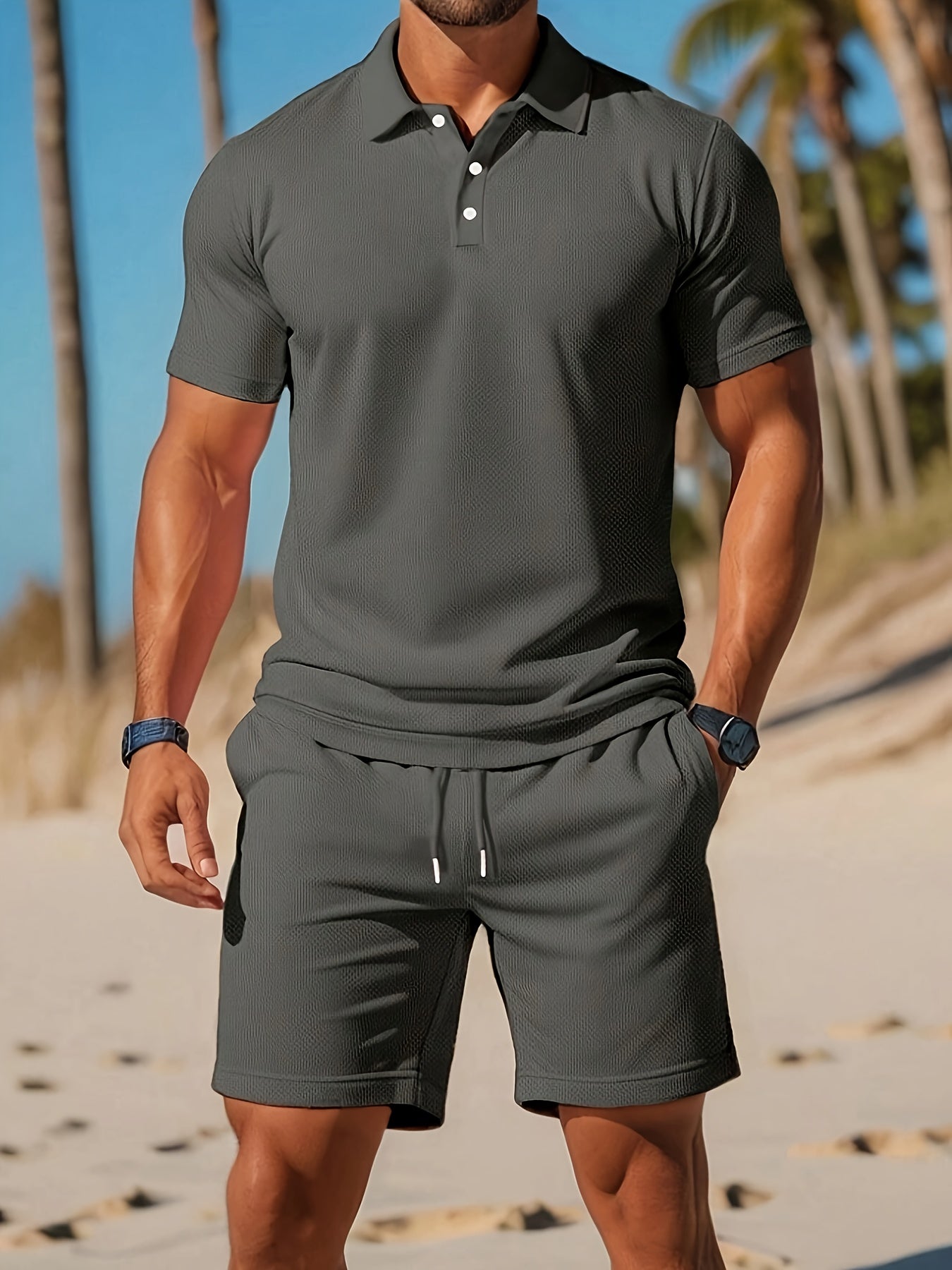 Ari Herren Poloshirt | Atmungsaktives Polyester, Taillierte Passform 11