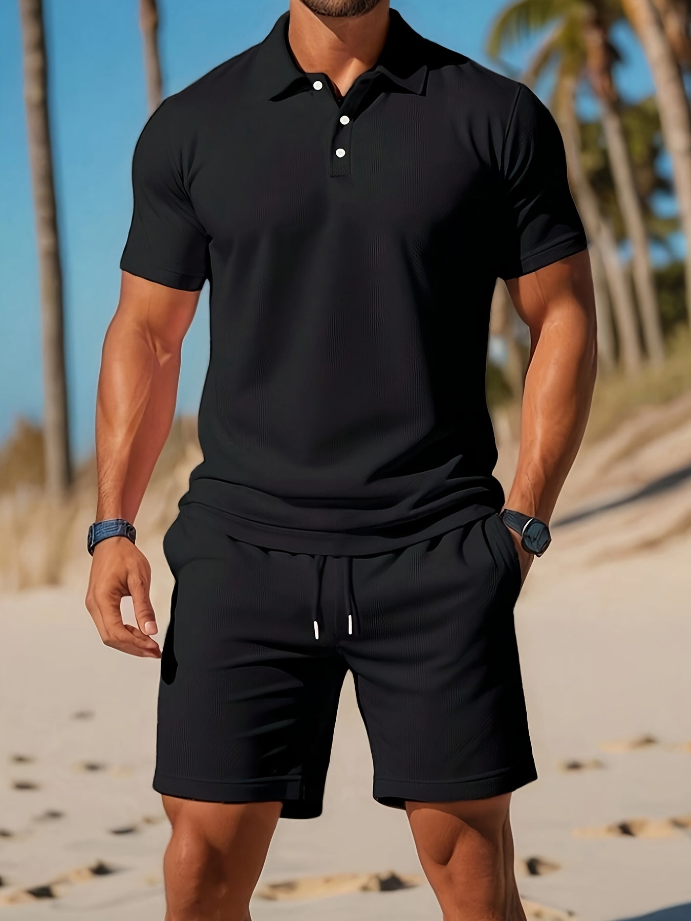 Ari Herren Poloshirt | Atmungsaktives Polyester, Taillierte Passform 15