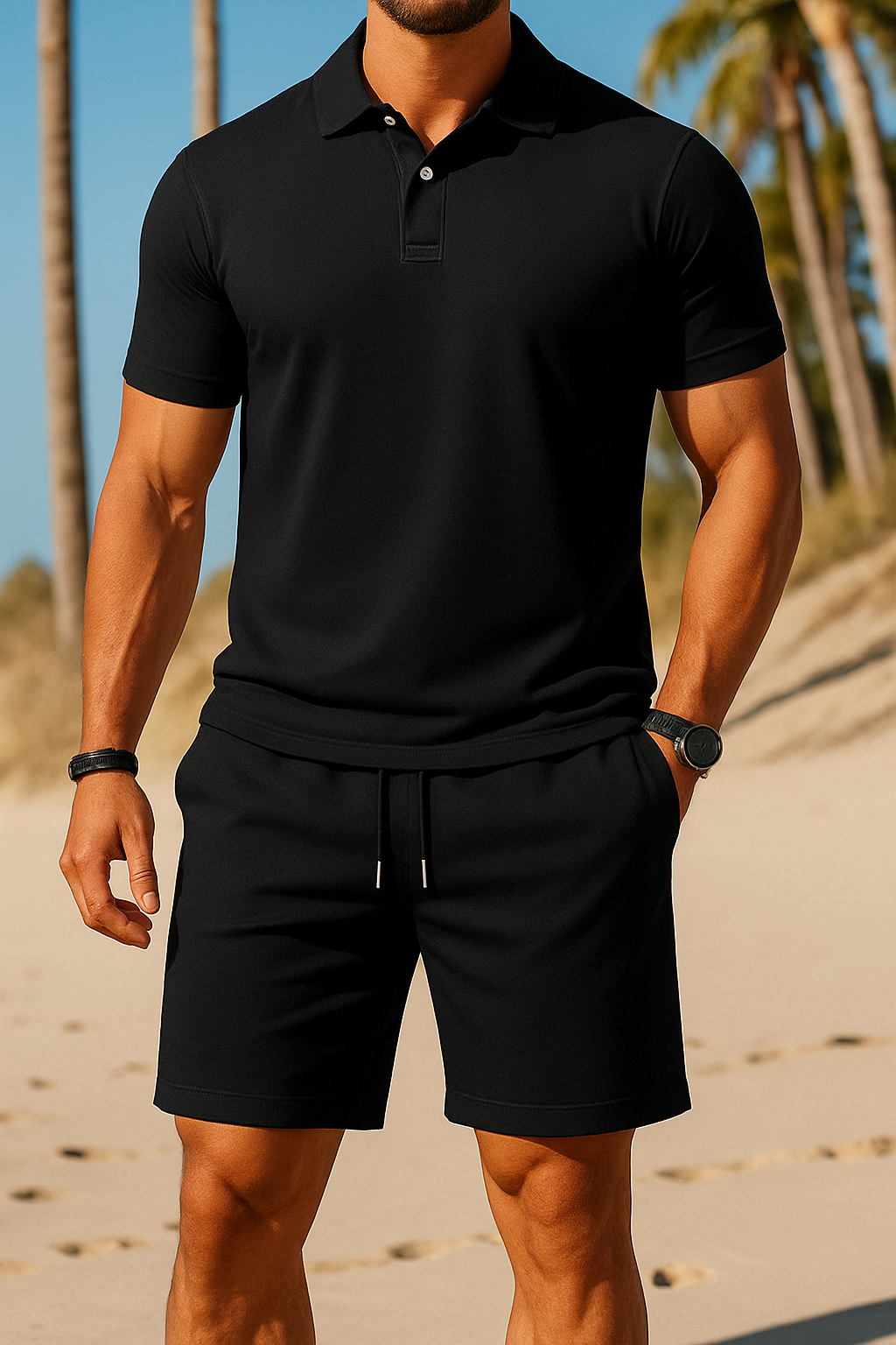 Ari Herren Poloshirt | Atmungsaktives Polyester, Taillierte Passform 6