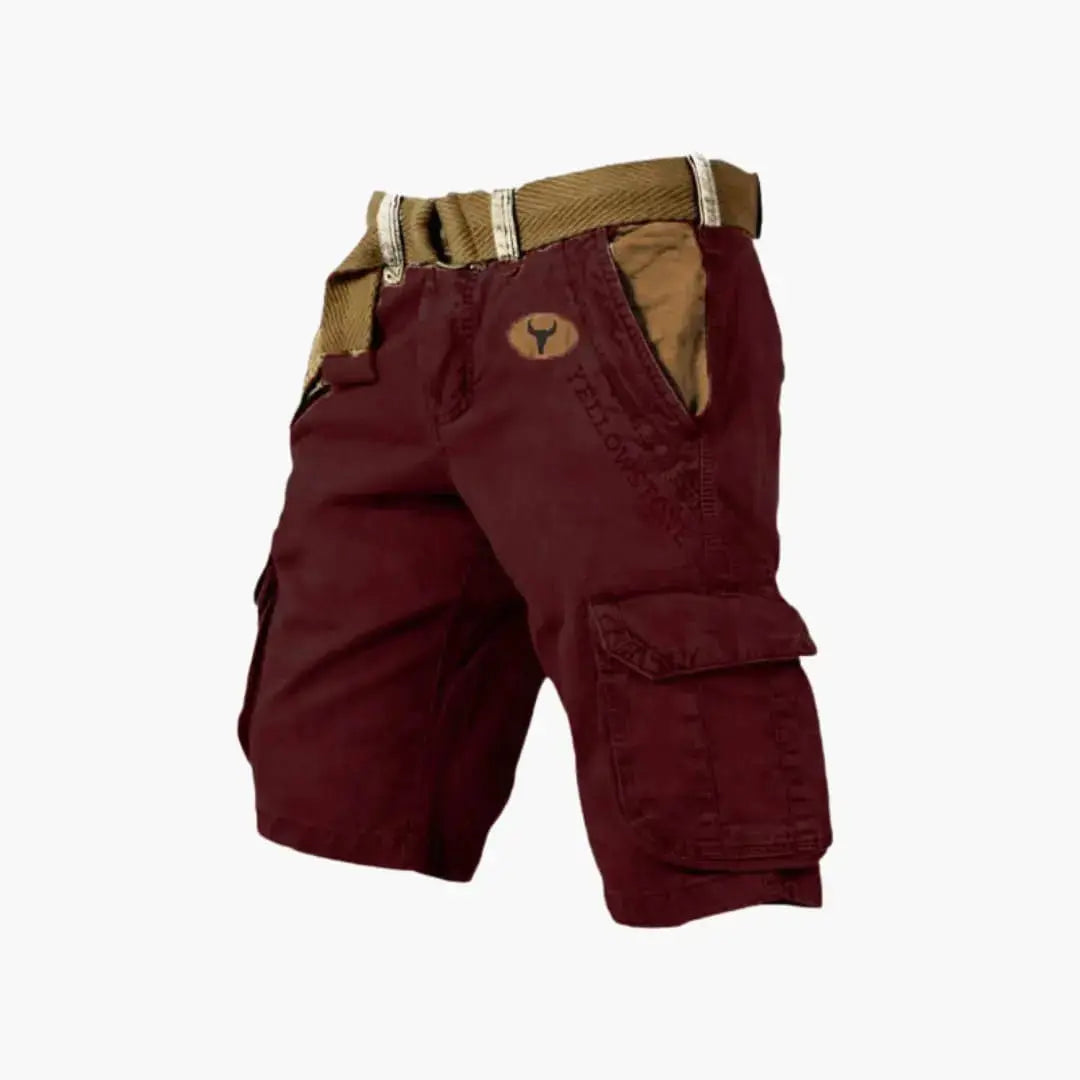 Tobias Schwarz Cargo-Shorts mit Klapptaschen für Herren | Entspannte Passform Outdoor | Freizeit und Reisen - S-5XL