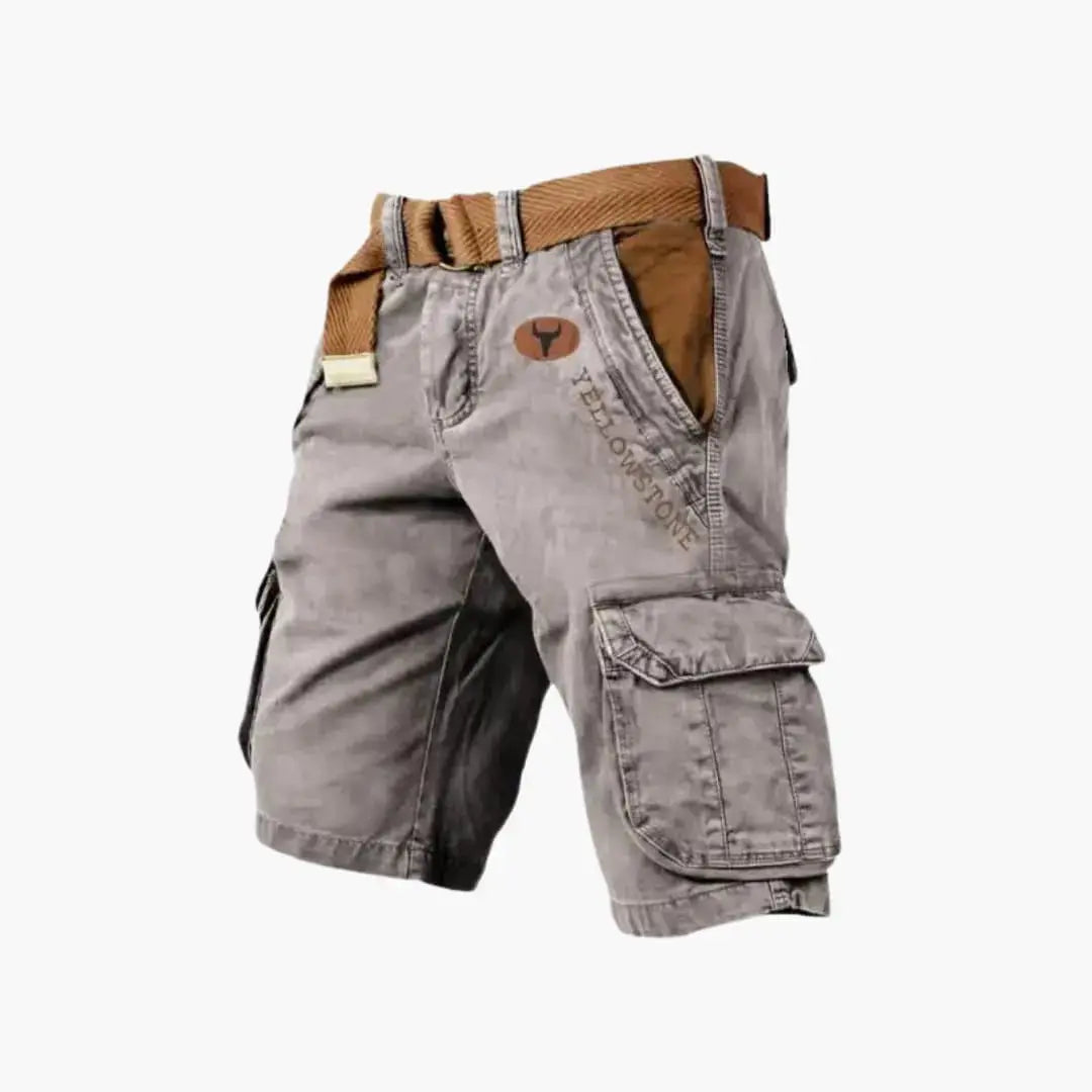 Tobias Schwarz Cargo-Shorts mit Klapptaschen für Herren | Entspannte Passform Outdoor | Freizeit und Reisen - S-5XL